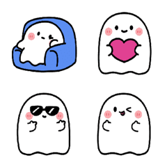 [LINE絵文字] Lazy Ghost Dailyの画像