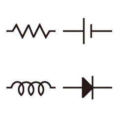 [LINE絵文字] Electric Circuit Diagramの画像