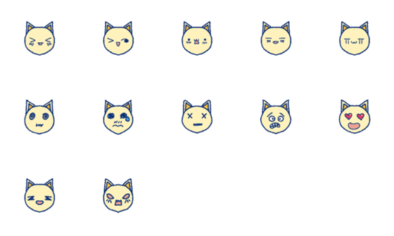 [LINE絵文字]mymeowの画像一覧