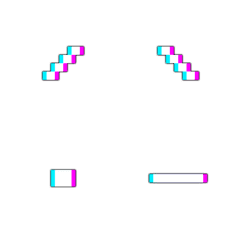 [LINE絵文字] Glitch Emoji - Pixel art Ver.3の画像