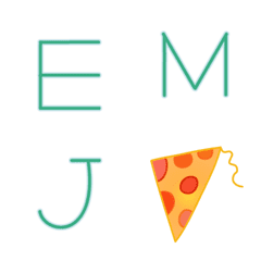 [LINE絵文字] Italian alphabet Emonji(captital letter)の画像