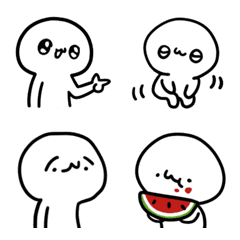 [LINE絵文字] Cute mochi 1の画像