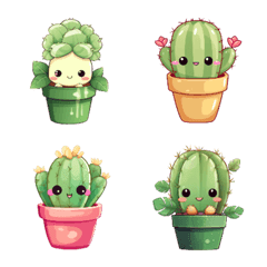 [LINE絵文字] cactus cute 2の画像