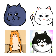 [LINE絵文字] Many cats meowの画像