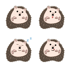 [LINE絵文字] A ball of Hedgehogsの画像