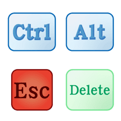 [LINE絵文字] shortcut key with teach.1の画像