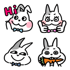 [LINE絵文字] A rabbit.(revised version)の画像