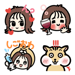 [LINE絵文字] Lisa's daily lifeの画像