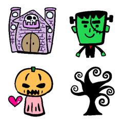 [LINE絵文字] ペペロンチーノのハロウィン絵文字の画像