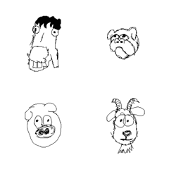 [LINE絵文字] Animal drawing！！！！！！！！の画像