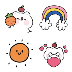 [LINE絵文字] Emoji bear 2 :)の画像