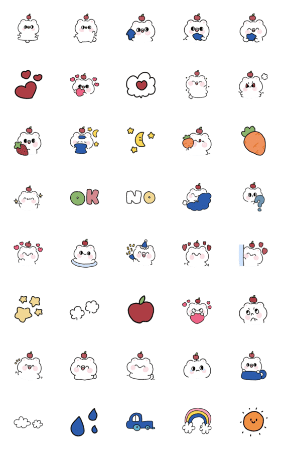 [LINE絵文字]Emoji bear 2 :)の画像一覧