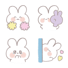 [LINE絵文字] Millo rabbit cute:)の画像