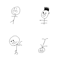 [LINE絵文字] I am not a stickman！！！の画像