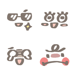 [LINE絵文字] expression emoji-01の画像