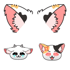 [LINE絵文字] Emoji : Cute Little Animal Earsの画像