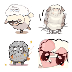 [LINE絵文字] Sheep_2(2023 LET'S DRAW)の画像