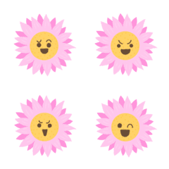 [LINE絵文字] Emotional flowers2の画像