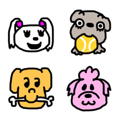 [LINE絵文字] KAWAII D.D.Dogsの画像