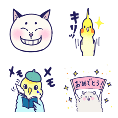 [LINE絵文字] もふもふ動物たちのほっこり絵文字2の画像