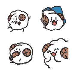 [LINE絵文字] Dinosaur sheep animated emoji 2の画像