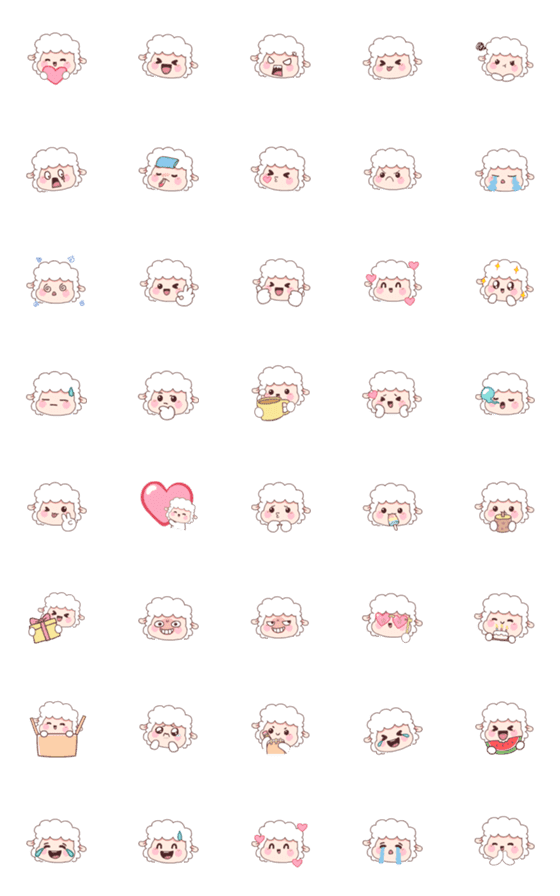 [LINE絵文字]Son the Sheep (Emoji)の画像一覧