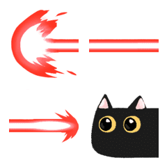 [LINE絵文字] Laser Strip Catの画像