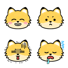 [LINE絵文字] きつねのemojiの画像