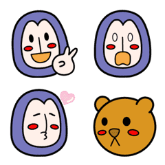 [LINE絵文字] 2023 LET'S DRAW Move Howler Monkey Emojiの画像