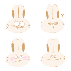 [LINE絵文字] I'm just a cute bunnyの画像