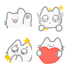 [LINE絵文字] little pupu cat O.oの画像