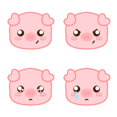 [LINE絵文字] Pig emoji cuteの画像