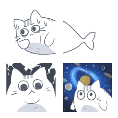 [LINE絵文字] cat cat seal_2023 LET'S DRAWの画像