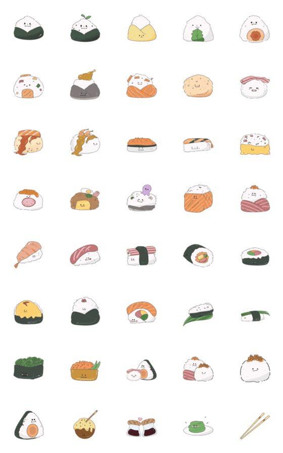 [LINE絵文字]Sushi TSNの画像一覧