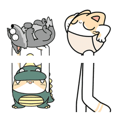 [LINE絵文字] Bao Bao Cat Animated Emoji 1の画像