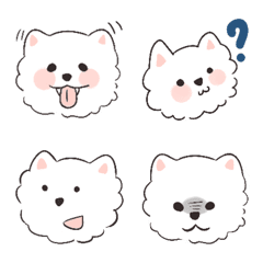 [LINE絵文字] Samoyeds  2023 LET'S DRAWの画像