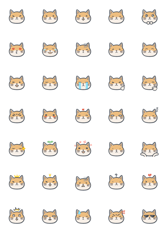 [LINE絵文字]Neko Prince's First emojiの画像一覧