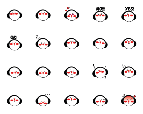 [LINE絵文字]BiuBiu Emojiの画像一覧