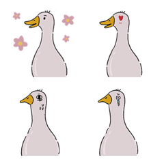 [LINE絵文字] NOT DUCK BUT GOOSEの画像