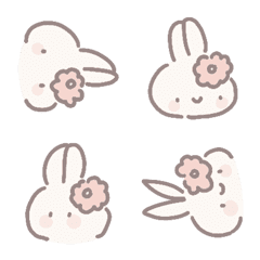 [LINE絵文字] Rabbit *-*の画像