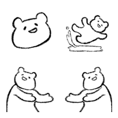 [LINE絵文字] beebear without bee！の画像