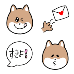 [LINE絵文字] うちの犬◎柴犬の画像