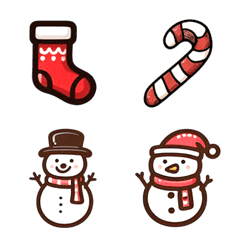 [LINE絵文字] happy merry christmas santa snowman_13の画像