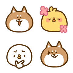 [LINE絵文字] Shiba Harvey ＆  friendsの画像