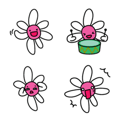 [LINE絵文字] Flower's exciting daily lifeの画像