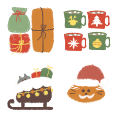 [LINE絵文字] Cats-Xmas1の画像