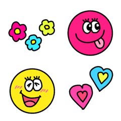 [LINE絵文字] 【Candy POP〜colorful emoji⭐︎⭐︎】の画像