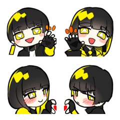 [LINE絵文字] 乖離さんちのカイくんリイちゃん on emojiの画像