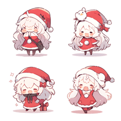 [LINE絵文字] Mischievous newbie santaの画像