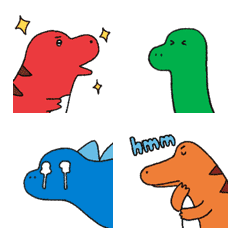 [LINE絵文字] Dino MoeMoe Say Hiの画像